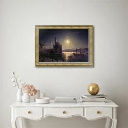 «Лунная ночь на Босфоре» в интерьере в классическом стиле над столом