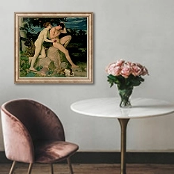 «Adam and Eve 7» в интерьере в классическом стиле над креслом