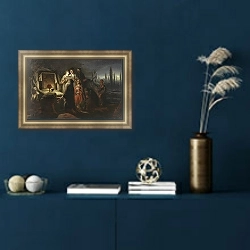 «Первые христиане в Киеве. 1880» в интерьере в классическом стиле над комодом