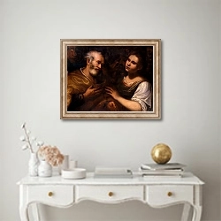 «St. Peter and Mary Magdalene, c.1600» в интерьере в классическом стиле над столом