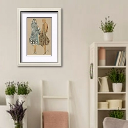 «BELLE AU BOIS DORMANT» в интерьере комнаты в стиле прованс с цветами лаванды