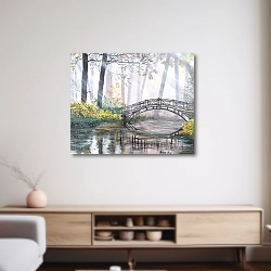 «Мост в парке» в интерьере 