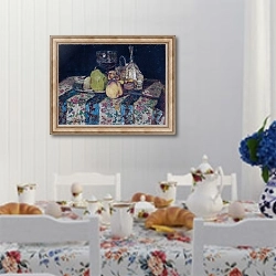 «Фрукты 5» в интерьере кухни в стиле прованс над столом с завтраком