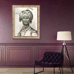 «Hyder-Ali» в интерьере в классическом стиле в фиолетовых тонах