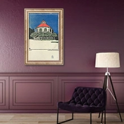 «Lusthaus im Prater» в интерьере в классическом стиле в фиолетовых тонах