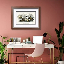 «Морские котики 2» в интерьере современного кабинета в розовых тонах