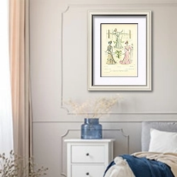 «Lemoniteur De La Mode №1 1» в интерьере спальни в стиле прованс с синими деталями