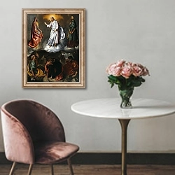 «The Transfiguration 2» в интерьере в классическом стиле над креслом