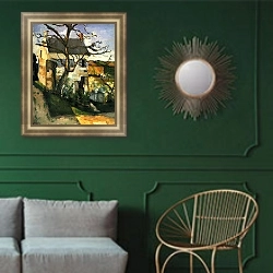 «Дом и дерево» в интерьере в классическом стиле в синих тонах