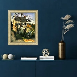 «Дом и дерево» в интерьере в классическом стиле в синих тонах