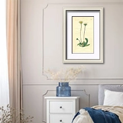 «Curtis Ботаника №59 1» в интерьере спальни в стиле прованс с синими деталями