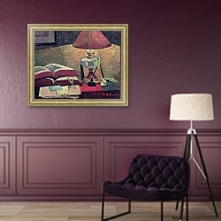 «Under the Lamp» в интерьере в классическом стиле в фиолетовых тонах