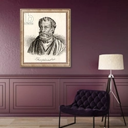 «Theophrastus» в интерьере в классическом стиле в фиолетовых тонах