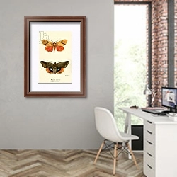 «Butterflies 113» в интерьере современного кабинета на стене