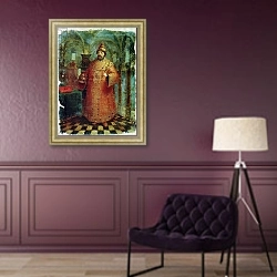 «Tsar Ivan Alexeevich V» в интерьере в классическом стиле в фиолетовых тонах