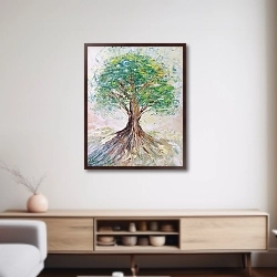«Деврево дуб лес» в интерьере 