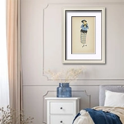 «Sphinx» в интерьере спальни в стиле прованс с синими деталями