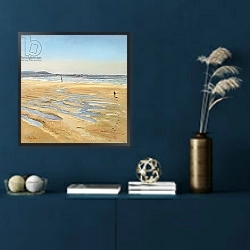 «Beach Strollers» в интерьере в классическом стиле в синих тонах