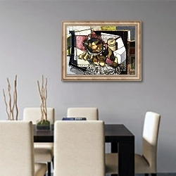 «Still Life with Pears, c.1930-31» в интерьере современной кухни над столом