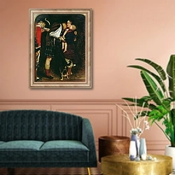 «The Order of Release, 1853» в интерьере классической гостиной над диваном
