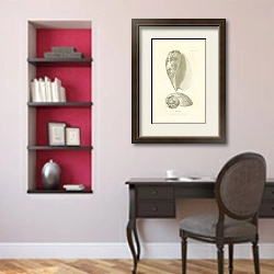 «Voluta Miltonis» в интерьере кабинета в классическом стиле над столом