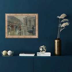 «Paris at Night» в интерьере в классическом стиле в синих тонах