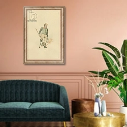 «Tungay, c.1920s» в интерьере классической гостиной над диваном
