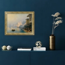 «Босфор» в интерьере в классическом стиле в синих тонах