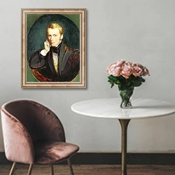 «Self Portrait, c.1827-37» в интерьере в классическом стиле над креслом