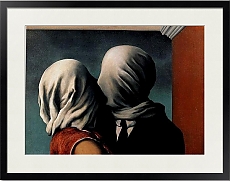  картина «Влюбленные» загадочного художника-сюрреалиста Рене Магритта.
