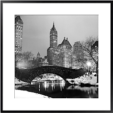 Черно-белое фото Нью-Иорка начала 20го века