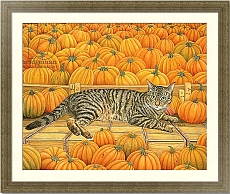 Картина современного художника Дитц The Pumpkin-Cat, 1995