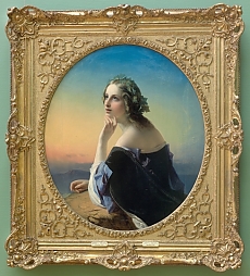 И.К.Макаров (1822–1897)   Портрет неизвестной. 1860