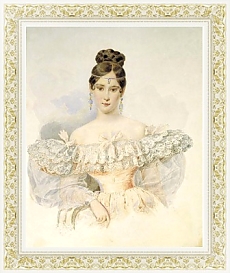 Картина Карла Брюллова «Портрет Н.Н. Пушкиной» 1831-1832 