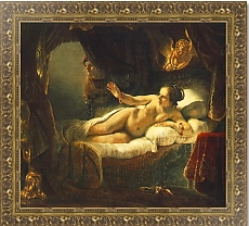  известная картина Рембрандта Даная