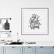 Постеры в скандинавском стиле для кухни или столовой