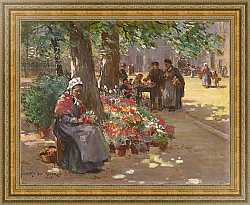 Постер Блэклок Уильям The Flower Seller, 1912