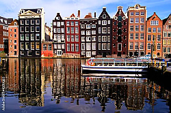 Постер Голландия. Амстердам. Каналы