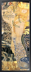 Постер Климт Густав (Gustav Klimt) Water Serpents I, 1904-07