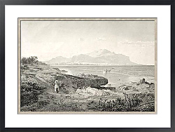Постер Palermo gulf. Original illustration was created by A. Achenbach and J. Richter and published in Trie