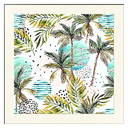 Постер Летний тропический узор с пальмами