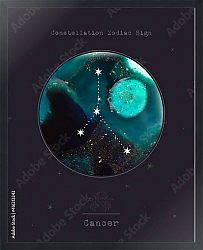 Постер Созвездие знака зодиака Рак
