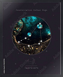 Постер Созвездие знака зодиака Козерог