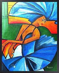 Постер Бринтл Патриция (совр) Dance in blue, 2008