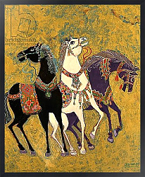 Постер Шава Лайла (совр) 3 Horses, 1975