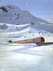 Постер Ханна Дункан (совр) Tram through the Alps