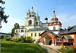 Постер Россия, Звенигород. В Саввино-Сторожевском монастыре