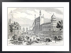 Постер Lucknow, India. Created by Freeman and Godefroy-Durand after De Lagrange, published on L'Illustratio