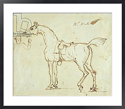 Постер Сеймур Джеймс A Racehorse, Bridled and Saddled
