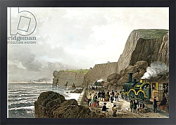 Постер Школа: Английская 19в. South Devon Railway: Landslip near the Parson and Clerk Rock, Dec. 29th 1852